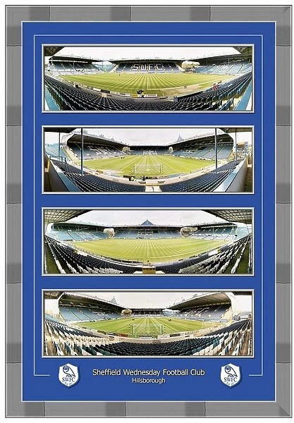Framed 4 sides of Hillsborough Panoramic Print