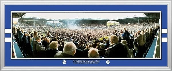 League 1 Promotion Framed Panoramic Photograph