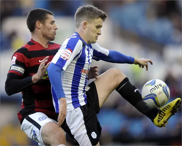 Sheffield Wednesday v Peterborough Owls Paul corry with Michael Bostwick