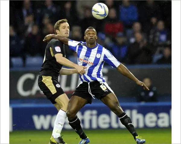 Owls v Leicester... Jose Semedo with andy king