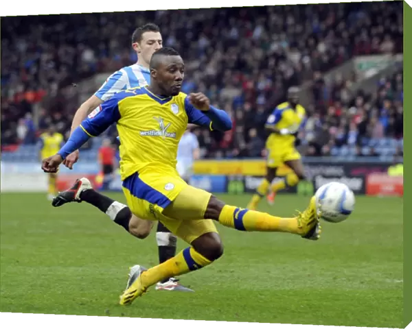 Huddersfield Town v Sheffield Wednesday... Owls sub Jermaine Johnson with a late effort