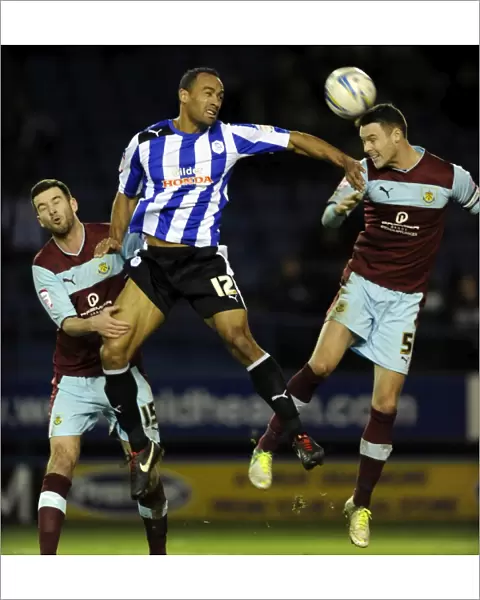 Sheffield Wednesday v Burnley... Owls sub Chris O Grady battles away