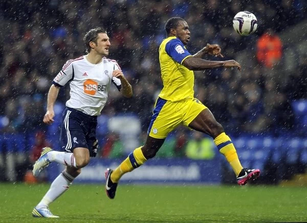 Bolton Wanderers v Sheffield Wednesday... Owls Michail Antonio gets away from Boltons