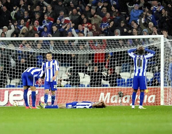 Cardiff City v Sheffield Wednesday... Owls players cant believe it after Citys tae