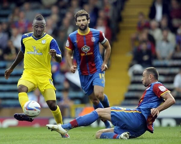 Crystal Palace v Sheffield Wednesday... Palaces damien delaney at full stretch to stop Owls Jermaine