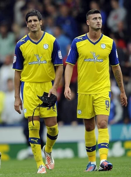 Crystal Palace v Sheffield Wednesday... Look of defeat on the faces of Owls pair of Miguel