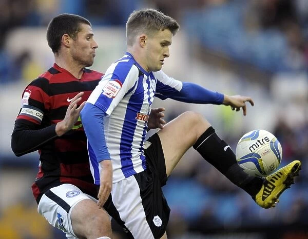 Sheffield Wednesday v Peterborough Owls Paul corry with Michael Bostwick