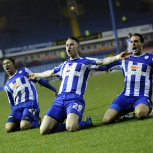 2013-14 Season Collection: Sheffield Wednesday vs Blackpool January 1st 2014