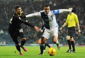 2013-14 Season Photographic Print Collection: Blackburn Rovers vs SWFC December 26th 2013