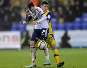 Bolton Wanderers v Sheffield Wednesday... Owls Lewis Buxton stops Chris Eagles