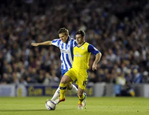 Brighton v Sheffield Wednesday... Rodri with Dean Hammond