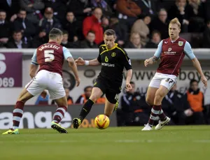 2013-14 Season Photographic Print Collection: Burnley vs Sheffield Wednesday January 18th 2014