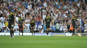 Dejected owls Players after the Leeds goal