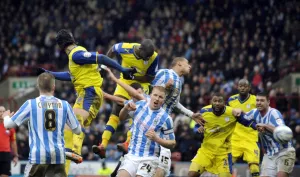 2012-13 Season Framed Print Collection: Huddersfield Vs SWFC December 29th 2012