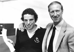 Jack Charlton and Mel Sterland Sheffield Wednesday