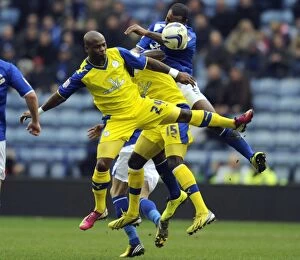 Leicester City vs SWFC March 9th 2013 Collection: Leicester City v Sheffield Wednesday... Leroy Lita