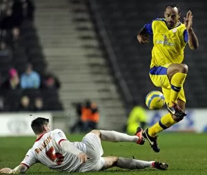 MK Dons vs SWFC ( Replay) January 15th 2013 Collection: mk dons v owls 26