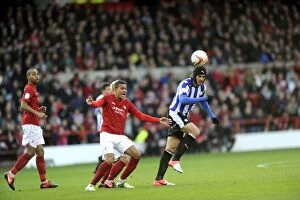 Images Dated 17th November 2012: Notts Forest v Sheffield Wednesday... Miguel Llera