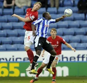 2012-13 Season Poster Print Collection: SWFC vs Nottingham Forest 2nd March 2013