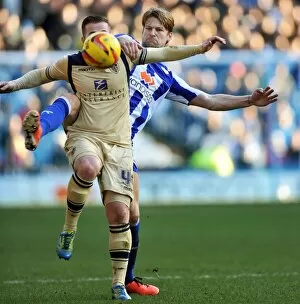 Sheffield Wednesday vs Leeds United January 11th 2014 Collection: owls v leeds 78