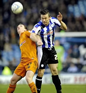 SWFC vs Wolves January 19th 2013 Collection: owls v wolves 19