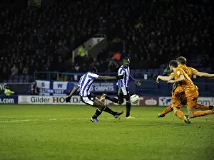 SWFC vs Wolves January 19th 2013 Collection: owls v wolves 25