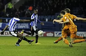 SWFC vs Wolves January 19th 2013 Collection: owls v wolves 25a