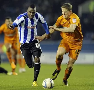 SWFC vs Wolves January 19th 2013 Collection: owls v wolves 36