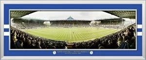 Featured Products Collection: Promotion winning match at Hillsborough Framed Panoramic Photograph