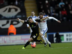 Domestic Cups Framed Print Collection: Rochdale vs Sheffield Wednesday January 25th 2014