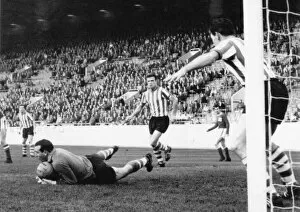 Images Dated 11th March 2013: Ron Springett and Gerry Young, Sheffield Wednesday
