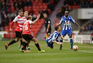 Doncaster Rovers vs SWFC March 22nd 2014 Collection: Rovers v owls 2
