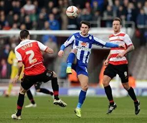 Doncaster Rovers vs SWFC March 22nd 2014 Collection: Rovers v owls 39