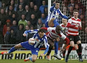 Doncaster Rovers vs SWFC March 22nd 2014 Collection: Rovers v owls 57