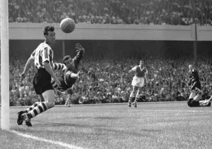 Sheffield Wednesday Ron Springett and Peter Johnson