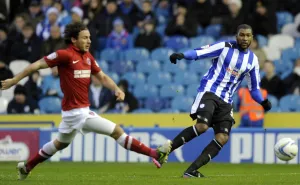 Sheffield Wednesday v CharltonOwls Reda Johnson clears from Lawrie Wilson