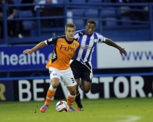 Images Dated 28th August 2012: Sheffield Wednesday v Fulham... Jose Semedo with Alex Kacaniklic