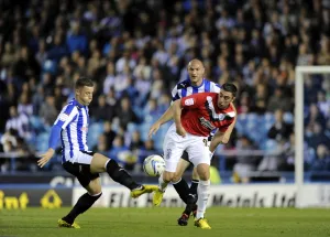 Sheffield Wednesday v Huddersfield... Ross Barclay beats Lee Novak