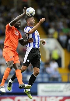 Sheffield Wednesday v Millwall... Gary Madine with Alan Dunne