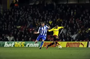 Watford vs SWFC March 5th 2013 Collection: watford v owls 27