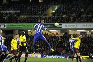 Images Dated 5th March 2013: Watford v Sheffield Wednesday... Owls Anthony Gardner