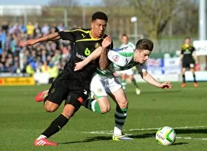 Yeovil Town vs SWFC March 8th 2014 Collection: yeovil v owls 9a
